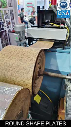 FULLY AUTOMATIC BIO PAPER PLATE MACHINES MAKING SALES/MARKETING EXPORTING PRODUCTS #food #machines