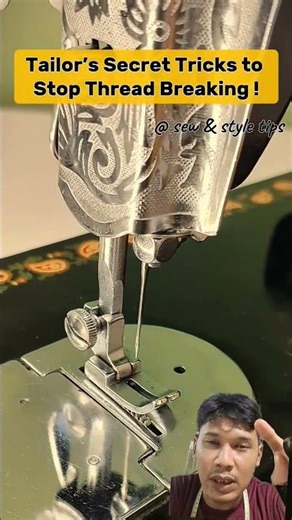 Tips for dealing with sewing machines that often break thread #sewing #shorts
