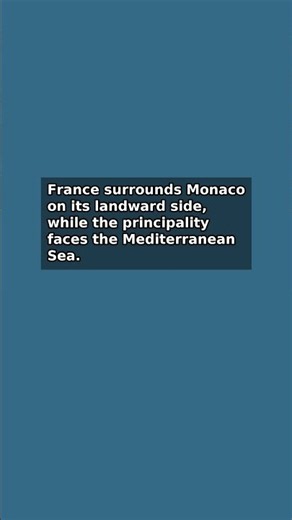 Why Monaco Looks So Strange on a Map | Map Facts #shorts