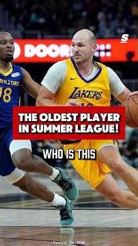 Meet the OLDEST Player in Summer League! 🏀 #nba #basketball #shorts
