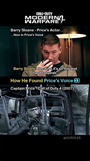 How Barry Sloane Found Price's Voice 👀 Call of Duty