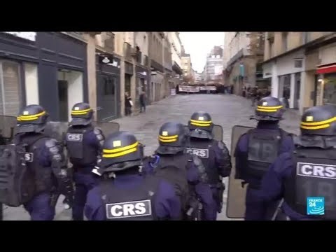 À Rennes, rassemblement pour Quentin Deranque et contre-manifestation antifasciste • FRANCE 24