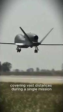 This Drone Can Fly for Over 30 Hours ✈️🔥 #RQ4 #GlobalHawk #MilitaryDrone #MilitaryAviation