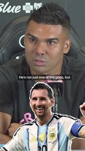 Casemiro calls Messi the ‘GOD’ of football 🤩