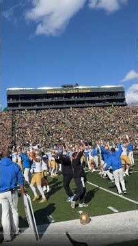 UCLA Players Dancing to Shout vs Oregon