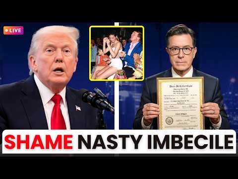 Colbert Pulls Out Fred Trump’s Birth Certificate — Four Corrections Still Don’t Make It Say Germany