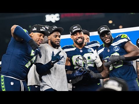 Seahawks Celebrate NFC Championship During George Halas Trophy Presentation