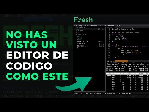 Fresh, un editor de codigo de terminal que debes conocer