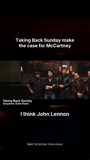 Taking Back Sunday make the case for McCartney #shorts