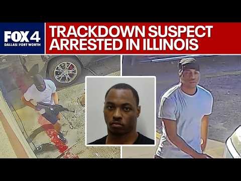 Dallas murder suspect captured in Illinois, cut ankle monitor off