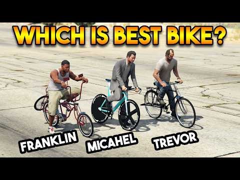 GTA 5 MODS : FRANKLIN VS MICHAEL VS TREVOR (WHICH IS BEST BIKE?)