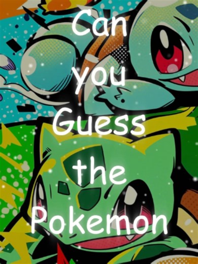 Guess the Pokémon: Quiz Challenge No.15