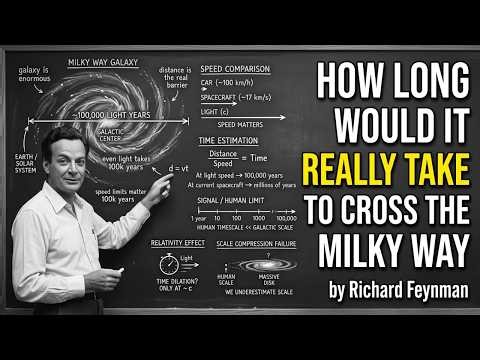 Richard Feynman: How Long Would It REALLY Take to Cross the Milky Way (The Answer Is Disturbing)