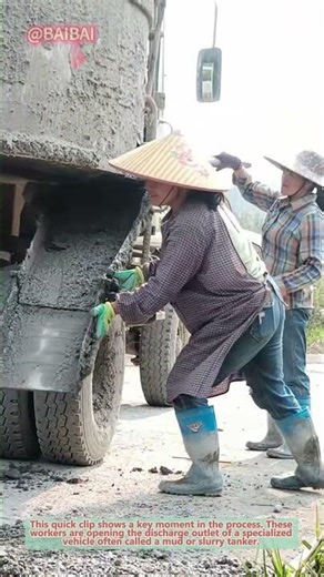 How a Mud Tanker Unloads Its Slurry