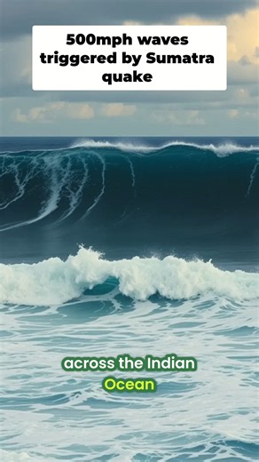 The devastating tsunami that traveled over 500 mph. See the destruction it caused in Sumatra and Thailand. #Tsunami #NaturalDisaster #History #IndiaOcean #Shocking