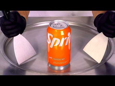 Orange Sprite — Tropical Ice Cream Rolls Mix | Satisfying Visual ASMR