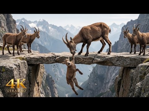 They Shouldn't Be Alive! How Mountain Goats Survive Extreme Heights | Nature Animal Documentary