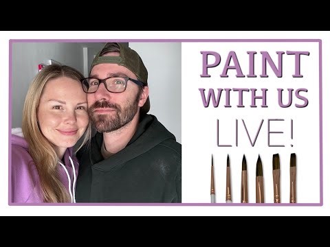 Paint With Us LIVE! Friday Fun Paint Challenge With Matt & Emma