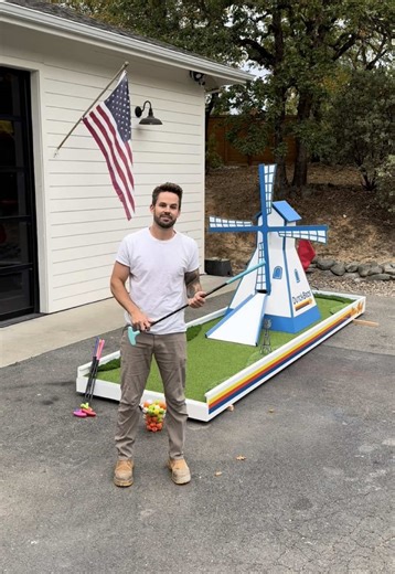 Not everything is on the first take… exhibit A. Also, sorry this took longer than I expected… as usual. Hope you enjoyed the build process of my very first mini golf hole! Tag @Dutch Bros Coffee in the comments if you feel like it as a thank you for being so rad! Happy New year everyone!!