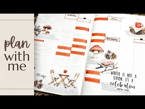 Weekly Plan With Me | Cottagecore Winter Planning | Sterling Ink Common Planner