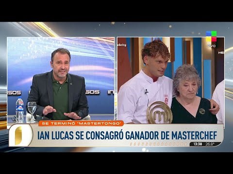 👨‍🍳 IAN LUCAS SE CONVIRTIÓ EN EL GANADOR DE "MASTERCHEF"