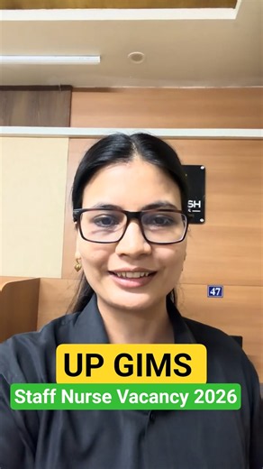 UPGIMS Staff Nurse Vacancy 2026 | Complete Details #aashamam