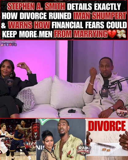 Stephen A. Smith Details Exactly How Divorce Ruined Iman Shumpert Warns How Financial Fears Could Keep More Men From Marrying 💔💸 https://t.co/2J6vnBvMT7