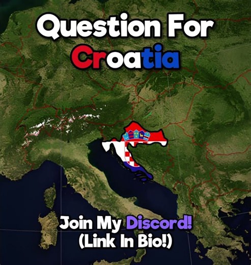 Question For Croatia #croatia #geography #map #mapping #mapper