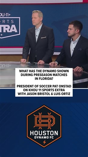 KHOU 11 News Houston on Instagram: ""Guys are still trying to figure out each other," said Houston Dynamo FC President of Soccer Pat Onstad on KHOU 11 Sports Extra."