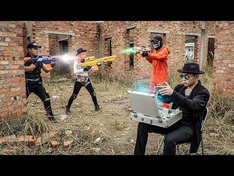 LTT Game Nerf Guns : Hero SEAL X Uncovers Shadow Syndicate Crime With Elite Nerf Guns