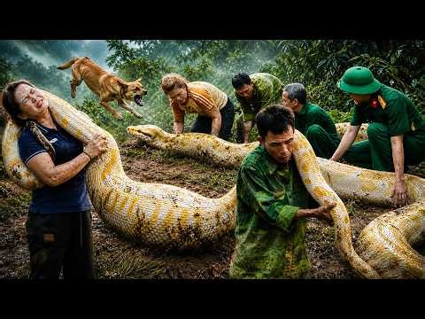 72 Hours Survival 😱 Giant Albino Python Attack — Dramatic Jungle Rescue Gone Wrong!