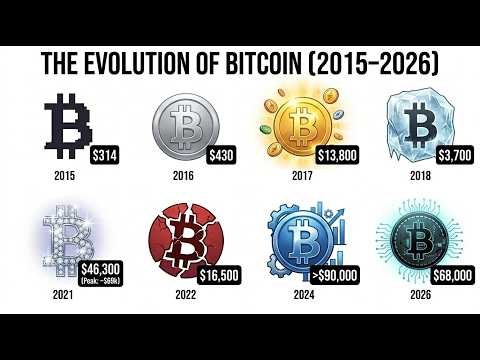 The Complete History of Bitcoin (2015–2026) | From $314 to $90,000+