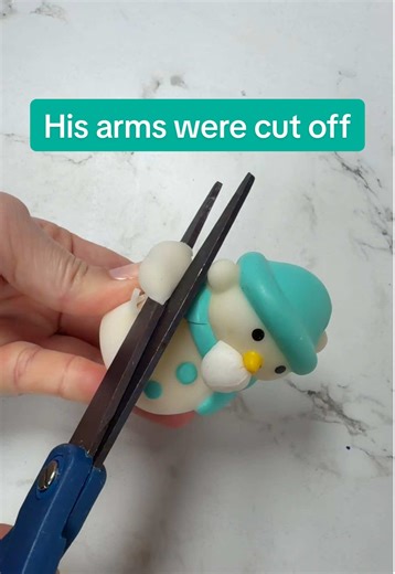 Creating a Snowman with Fidget Toys