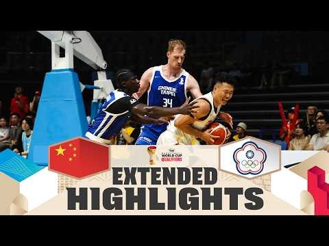 China v Chinese Taipei | Extended Highlights | FIBA Basketball World Cup 2027 Asian Qualifiers