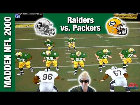 Madden NFL 2000 Raiders vs. Packers (Gameplay)