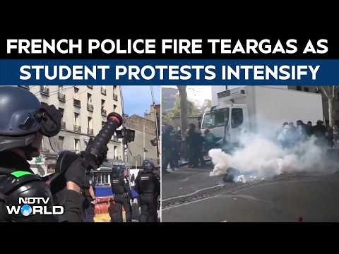 France Student Protests Escalate: Teargas Fired As Education Unrest Spreads Nationwide