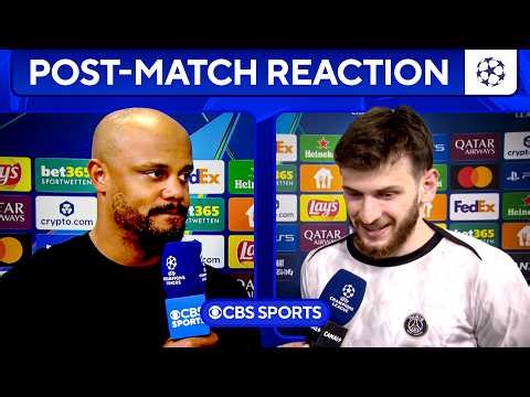 "We are CONCENTRATED" Kvaratskhelia on PSG progressing to UCL Final