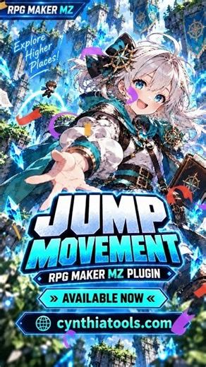 RPG Maker MZ Jump & Double Jump Plugin – Diagonal Jumping | CT Jump Movement