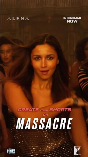 Serving 🔥 one beat at a time | Create your shorts on #Massacre | #Alpha | #YRFSpyUniverse