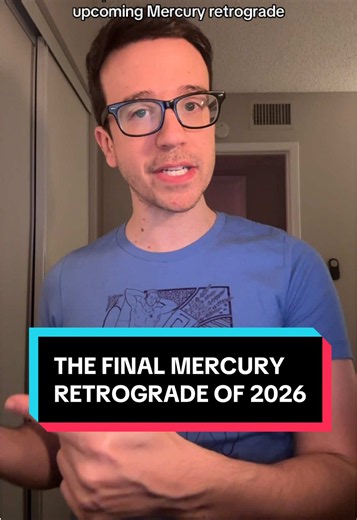 The final Mercury retrograde of 2026 is almost here #astrology #mercuryretrograde #astrologer #horoscope #mercury