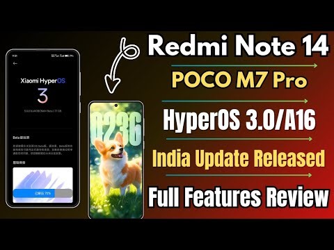 Redmi Note 14 5G/POCO M7 Pro HyperOS 3 Android 16 India Stable Update Released, Full Features Review