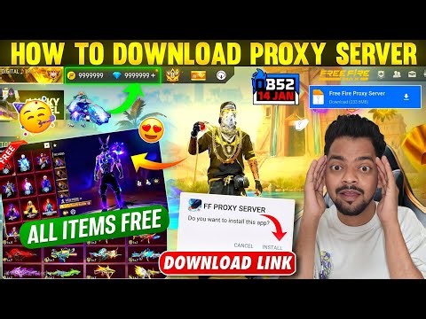 How To Download Proxy Server In Free Fire💯😱| Free Fire Proxy Server | Proxy Server Free Fire 🔥