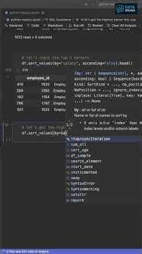 Quick Tip to Sort Data Values by a Numerical Column of your Data