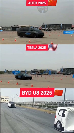 AMAZING SMART 2025 Car Test 🔥 BYD U8 vs TESLA vs AUTO (SHOCKING!)