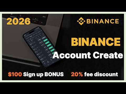 Binance Account Create 2026 | Step by Step Guide for Beginners