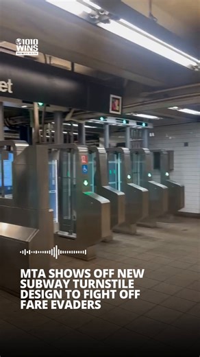 🚆 The MTA's latest move in the fight against fare evasion is a new turnstile design that was put into place at the Broadway-Lafayette, Third Avenue and 138th Street stations this week. Once payment is scanned, the smart fare gates will open and let a rider through. If payment doesn't process, or someone tries to get through without paying, the gates won't open and a loud beeping noise will be emitted. 1010 WINS spoke to subway riders in NoHo, who had mixed reactions to the new design. "It feels