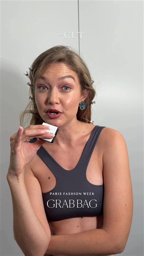 Gigi Hadid backstage at Miu Miu SS27 – quick catch-up