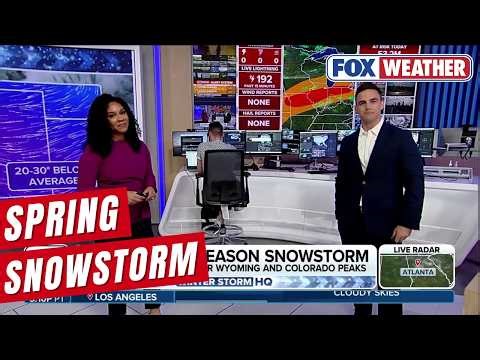 Spring Snowfall Headed For The Rocky Mountain Region