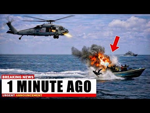 U.S. Helicopter Obliterates Venezuelan Cartel Drug Boat in 8 seconds — AH-1Z Strike Explained