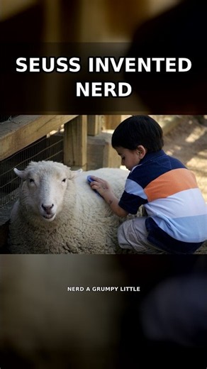 Dr. Seuss Invented the Word 'Nerd' 🤓 #Shorts